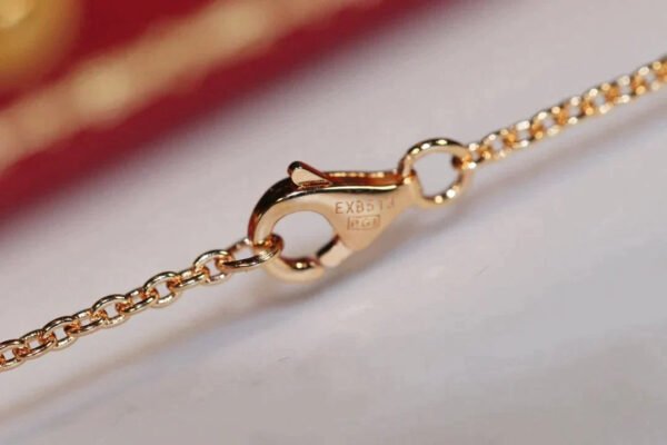 LOVE NECKLACE ROSE GOLD AND SILVER