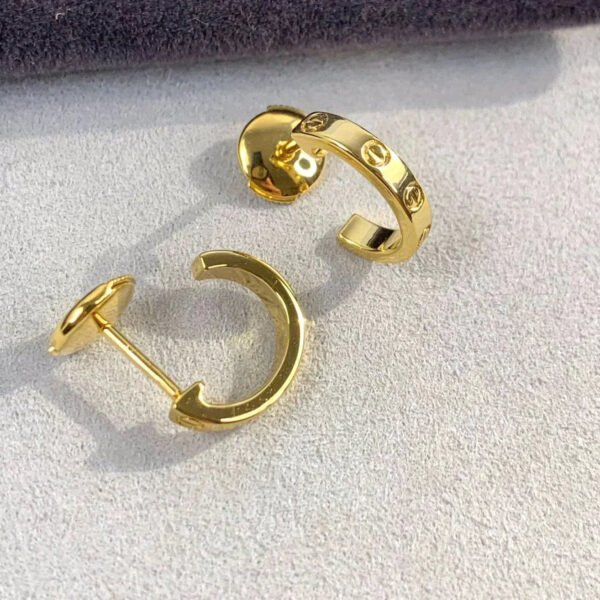 LOVE EARRINGS 2.65MM GOLD