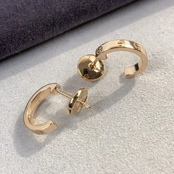 LOVE EARRINGS 2.65MM ROSE GOLD