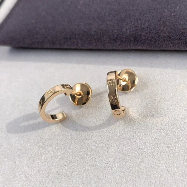 LOVE EARRINGS 2.65MM ROSE GOLD