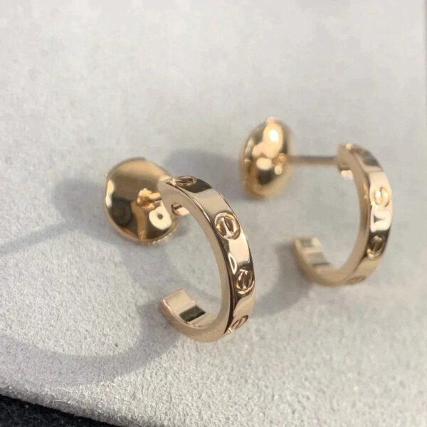 LOVE EARRINGS 2.65MM ROSE GOLD