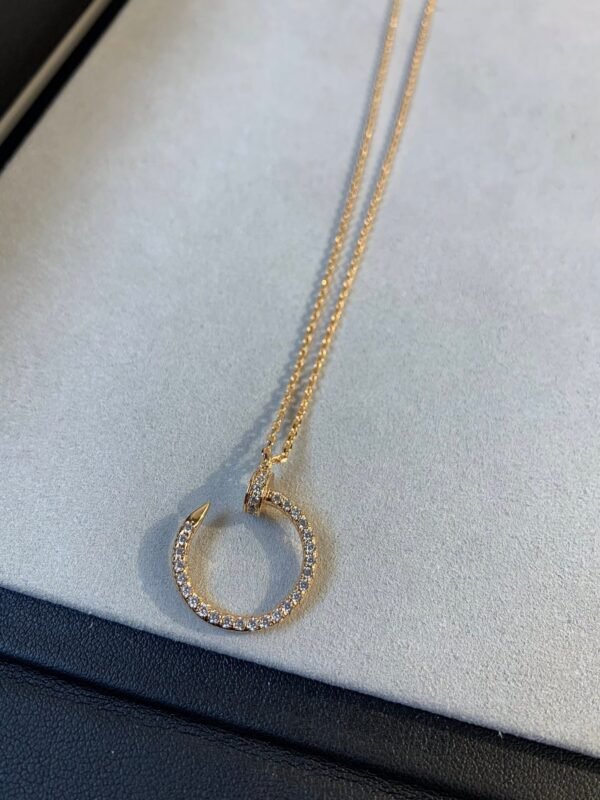 JUSTE NECKLACE ROSE GOLD DIAMONDS