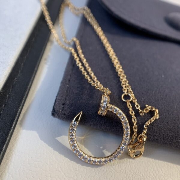 JUSTE NECKLACE ROSE GOLD DIAMONDS
