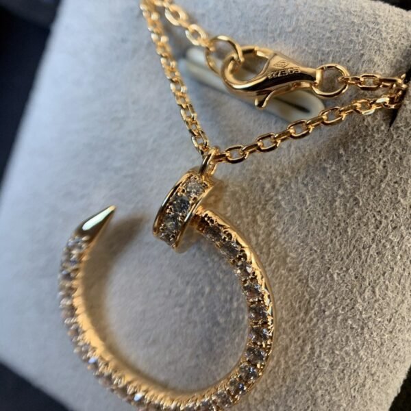 JUSTE NECKLACE ROSE GOLD DIAMONDS