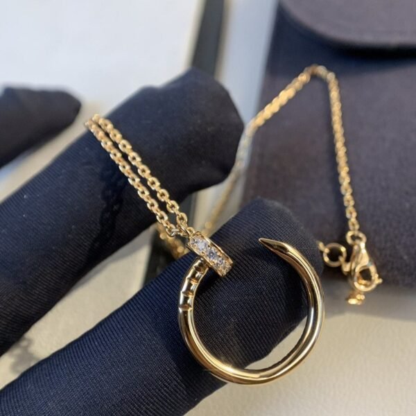 JUSTE NECKLACE ROSE GOLD DIAMONDS