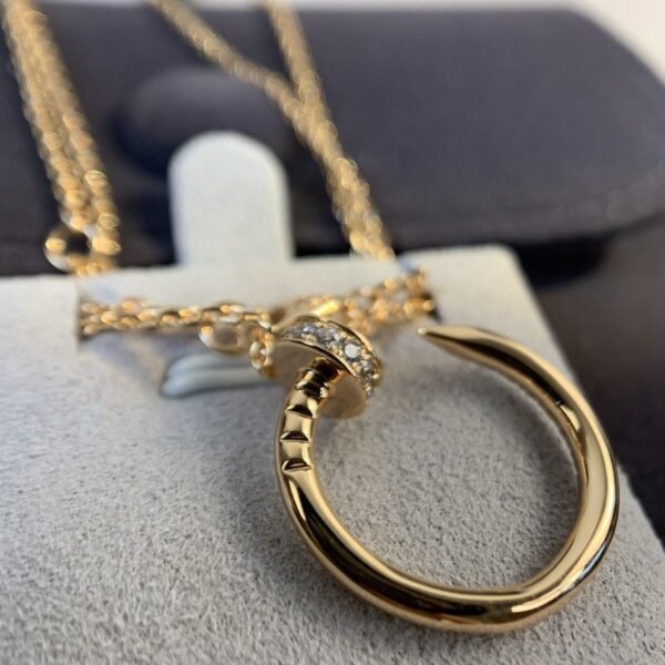 JUSTE NECKLACE ROSE GOLD DIAMONDS