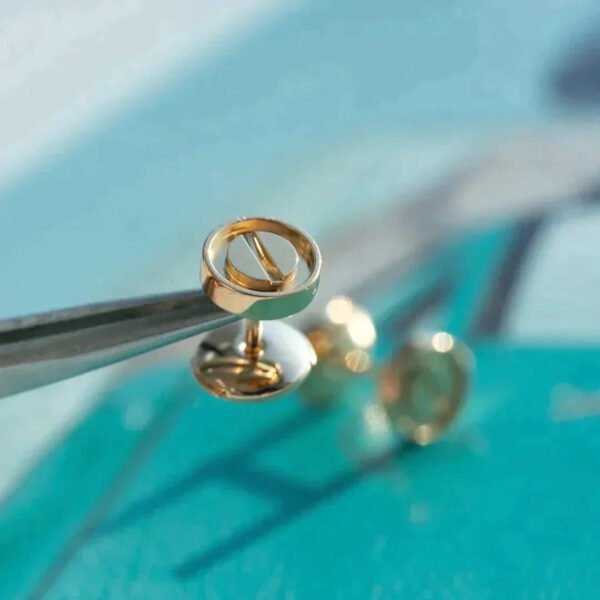 LOVE EARRINGS ROSE GOLD 7.2MM