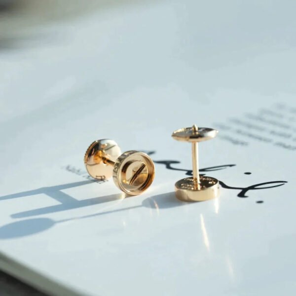 LOVE EARRINGS ROSE GOLD 7.2MM
