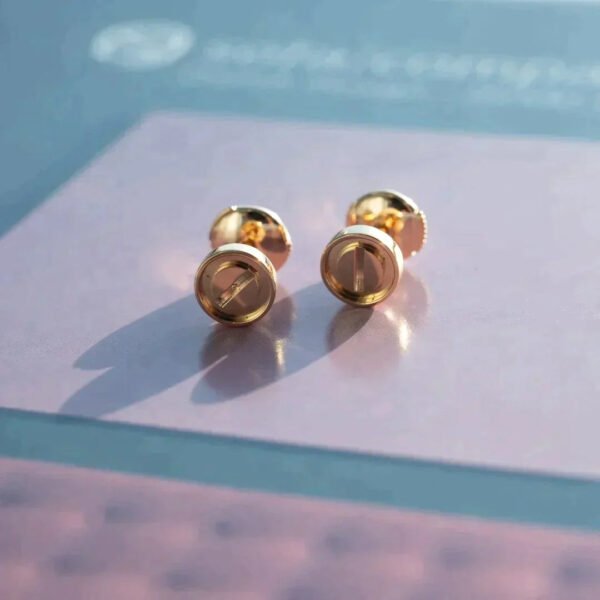 LOVE EARRINGS ROSE GOLD 7.2MM