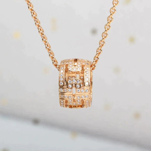 PARENTESI NECKLACE ROSE GOLD DIAMOND