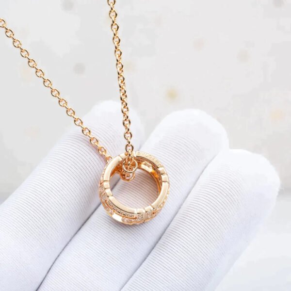 PARENTESI NECKLACE ROSE GOLD DIAMOND