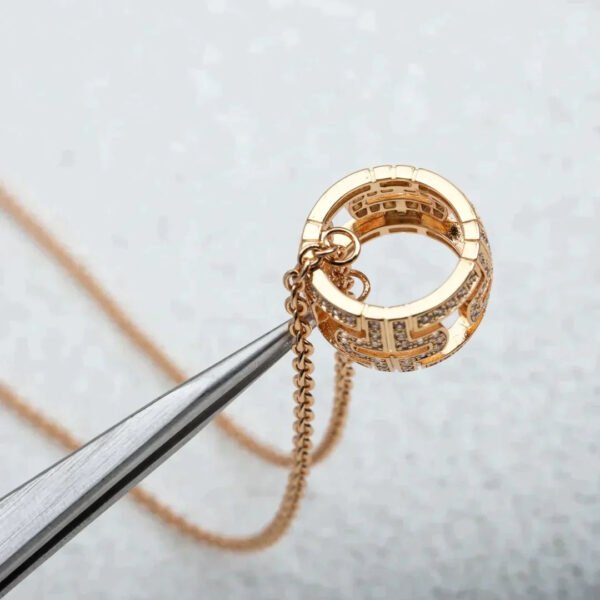 PARENTESI NECKLACE ROSE GOLD DIAMOND