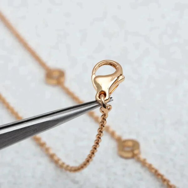 PARENTESI NECKLACE ROSE GOLD DIAMOND