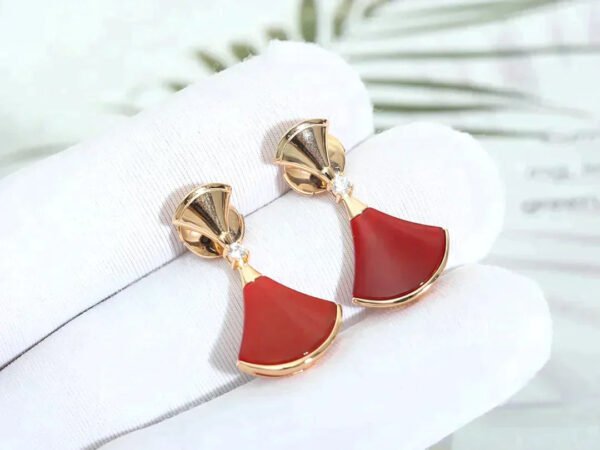 DREAM Carnelian ROSE GOLD EARRINGS