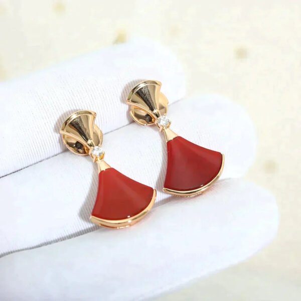 DREAM Carnelian ROSE GOLD EARRINGS