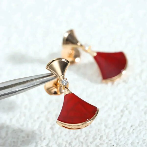 DREAM Carnelian ROSE GOLD EARRINGS