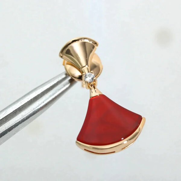 DREAM Carnelian ROSE GOLD EARRINGS