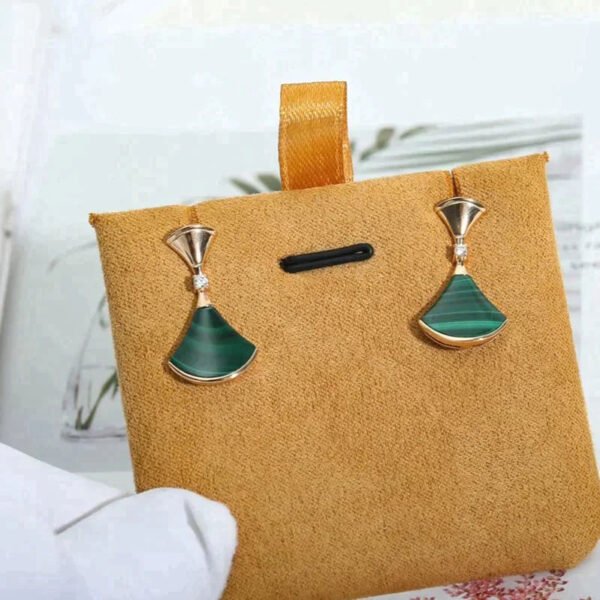 DREAM MALACHITE ROSE GOLD EARRINGS