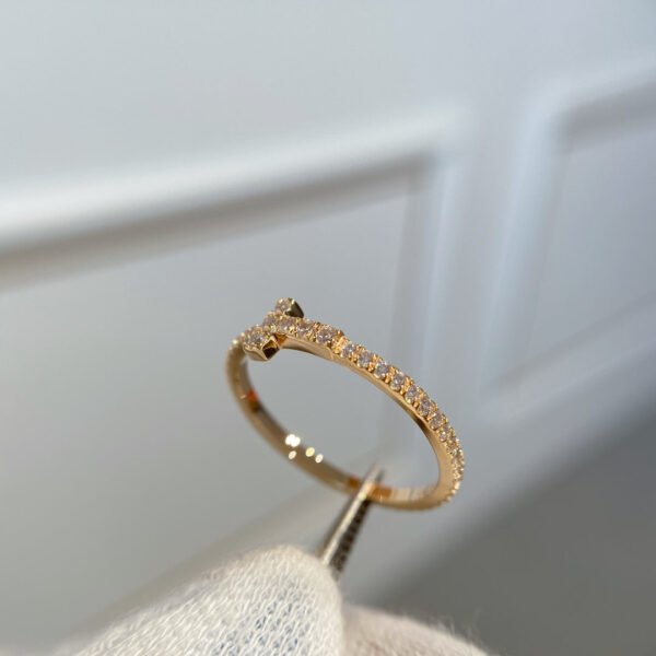 T RING DIAMOND ROSE GOLD