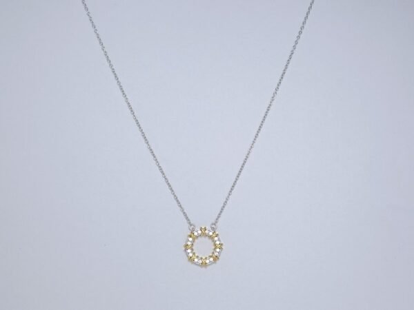 SIXTEEN STONE NECKLACE GOLD