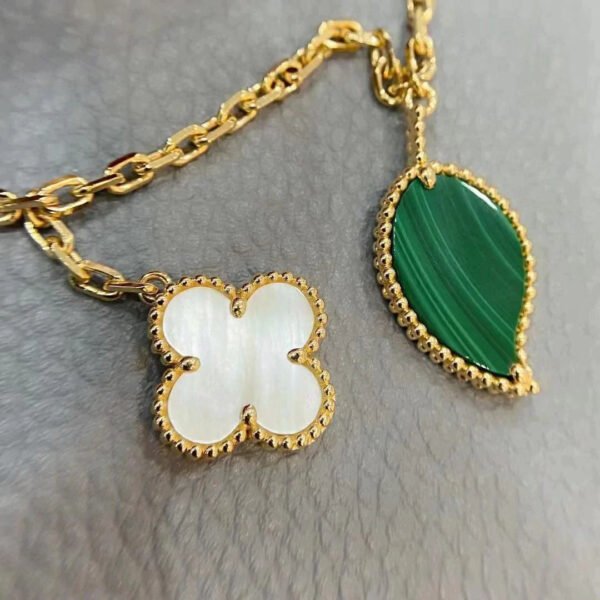HEART BUTTERFLY CLOVER 4 MOTIFS BRACELET