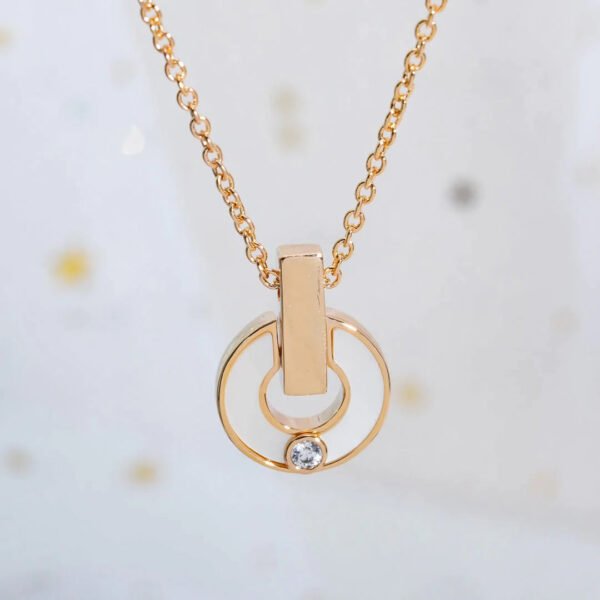 GARI NECKLACE ROSE GOLD MOP