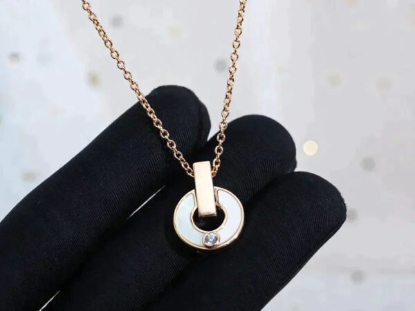 GARI NECKLACE ROSE GOLD MOP