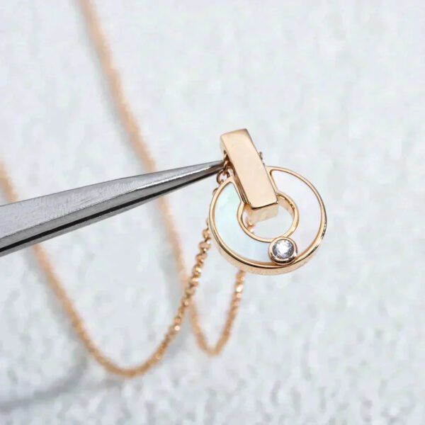 GARI NECKLACE ROSE GOLD MOP