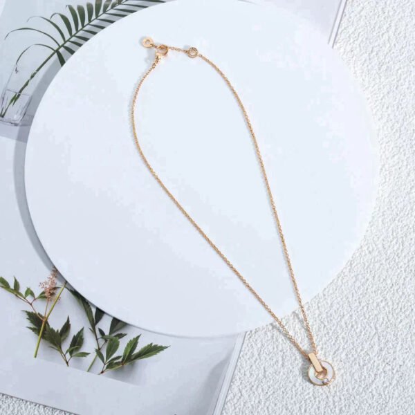 GARI NECKLACE ROSE GOLD MOP