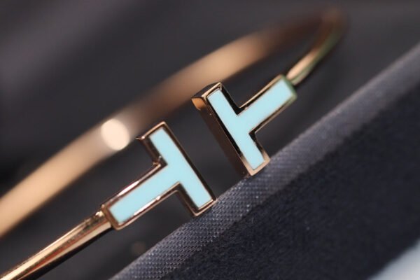 T BRACELET 1.8MM TURQUOISE ROSE GOLD