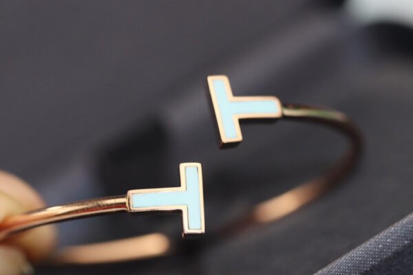 T BRACELET 1.8MM TURQUOISE ROSE GOLD