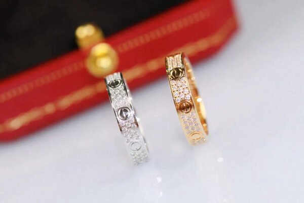 LOVE RING 3.6MM DIAMOND PAVED