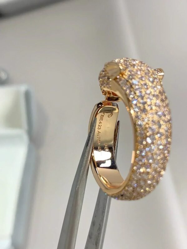 PANTHERE ROSE GOLD DIAMOND RING