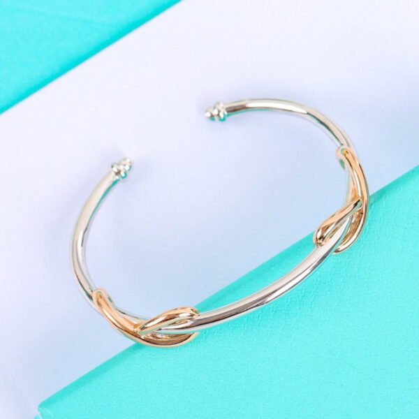 INFINITY SILVER ROSE GOLD BRACELET