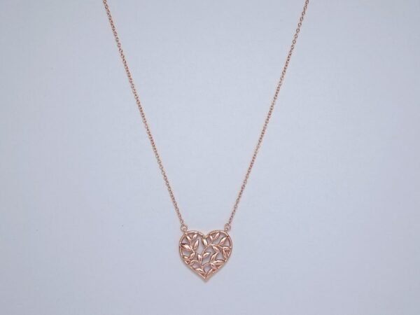 HEART LEAF PEDANT NECKLACE