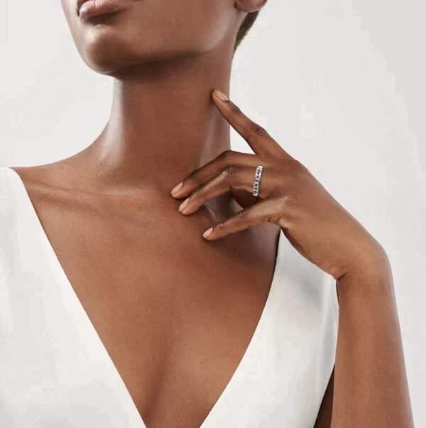 T TRUE SILVER RING