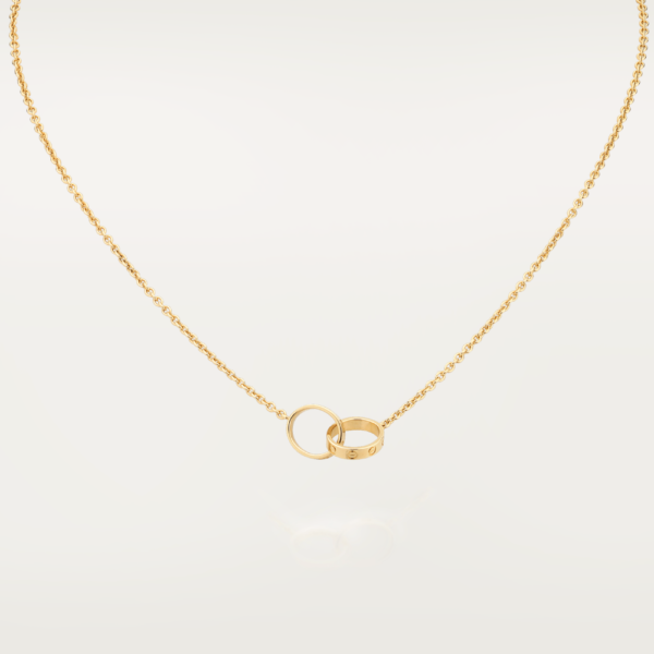 LOVE NECKLACE ROSE GOLD AND SILVER