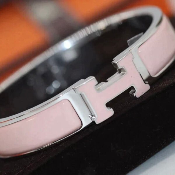 H BRACELET 12MM PINK