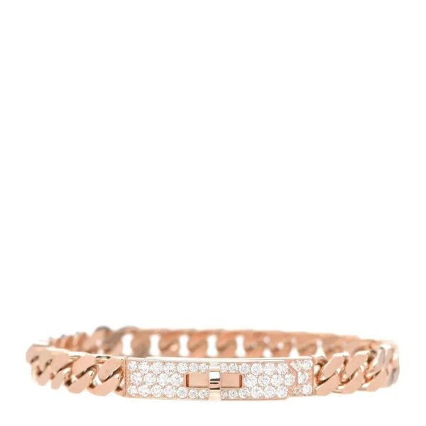 KELLY CHAIN ROSE GOLD DIAMONDS BRACELET