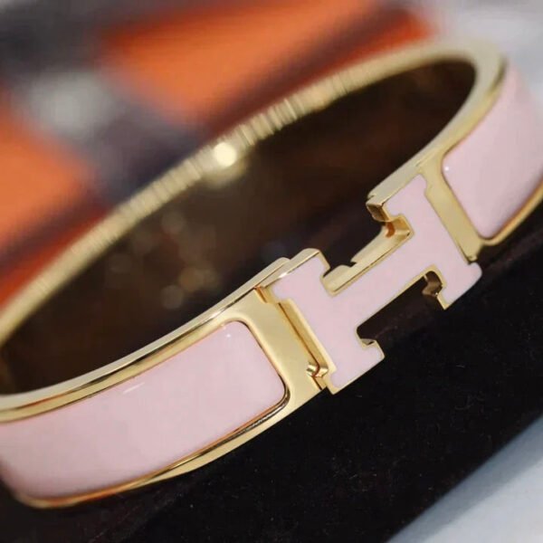 H BRACELET 12MM PINK