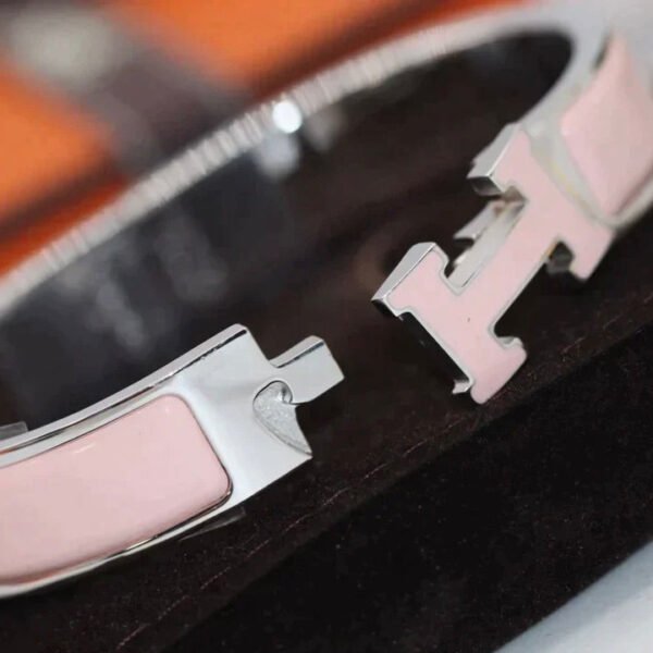 H BRACELET 12MM PINK