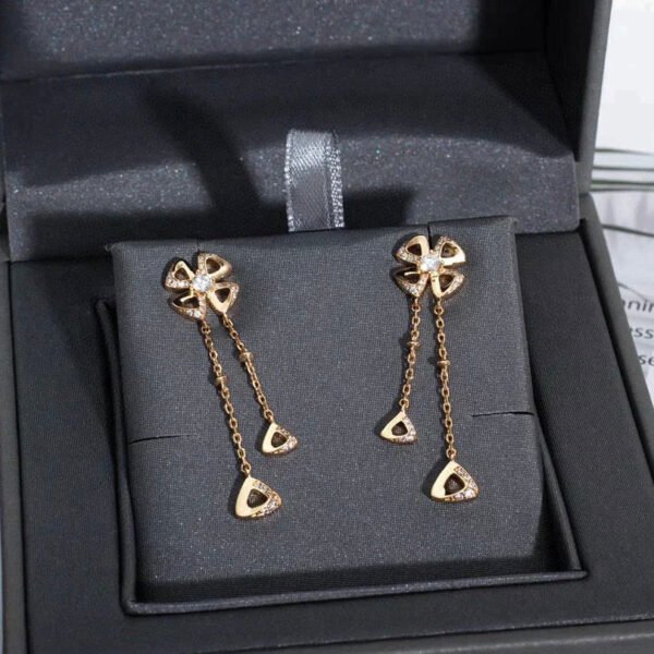 FIOREVER ROSE GOLD DIAMONDS EARRINGS