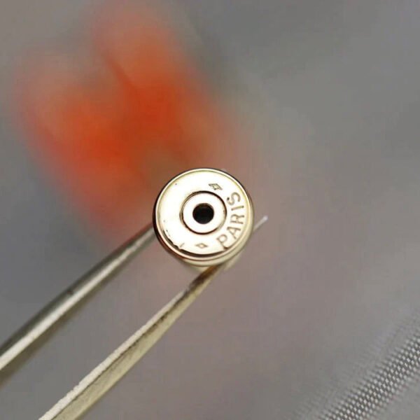 MINI POP H EARRINGS ORANGE