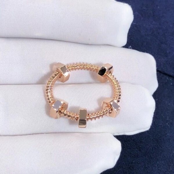 NUTS AND BOLTS ROSE GOLD RING