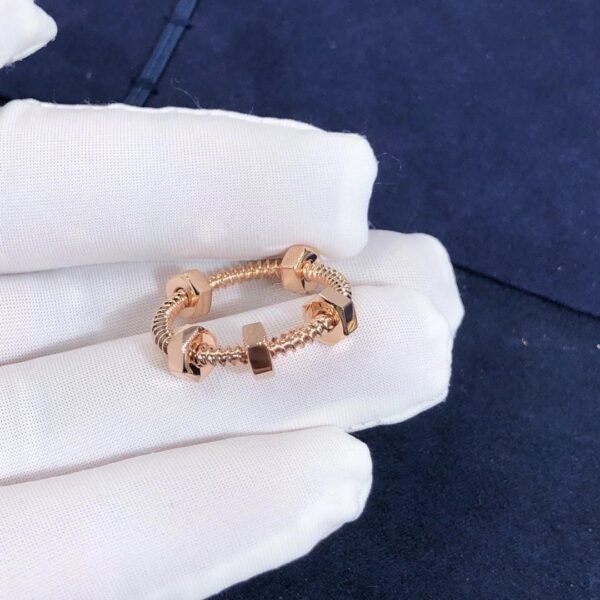 NUTS AND BOLTS ROSE GOLD RING