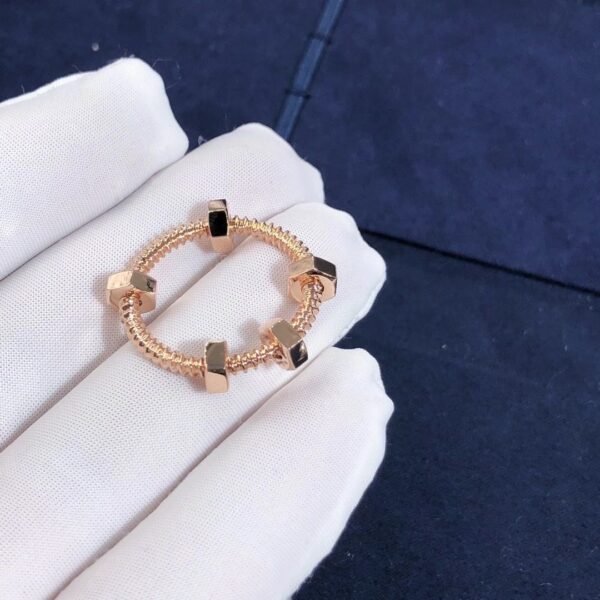 NUTS AND BOLTS ROSE GOLD RING