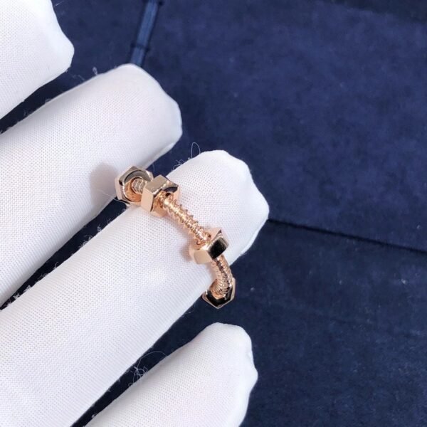 NUTS AND BOLTS ROSE GOLD RING
