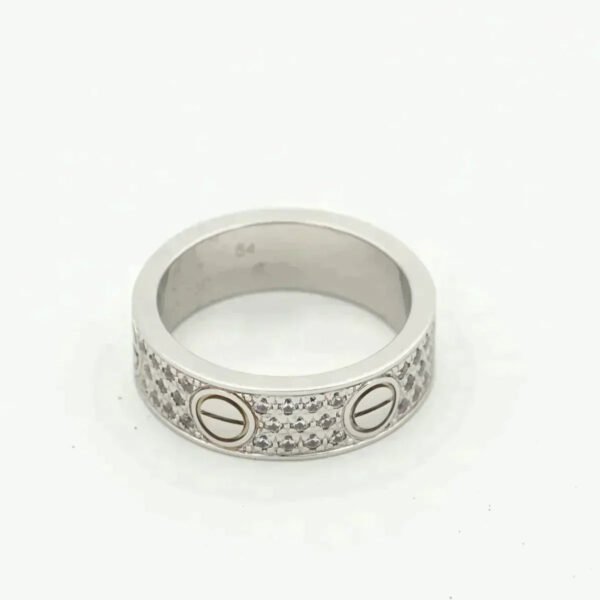 LOVE RING 5.5MM DIAMONDS PAVED