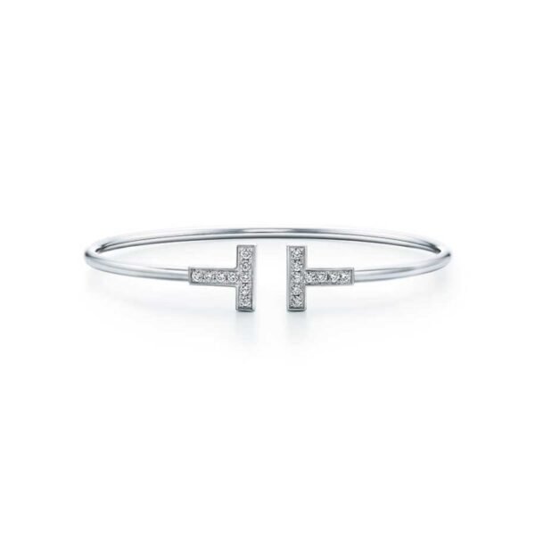 T BRACELET 1.8MM DIAMOND SILVER