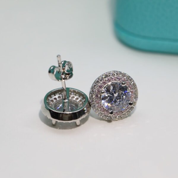 ROUND HALO EARRINGS